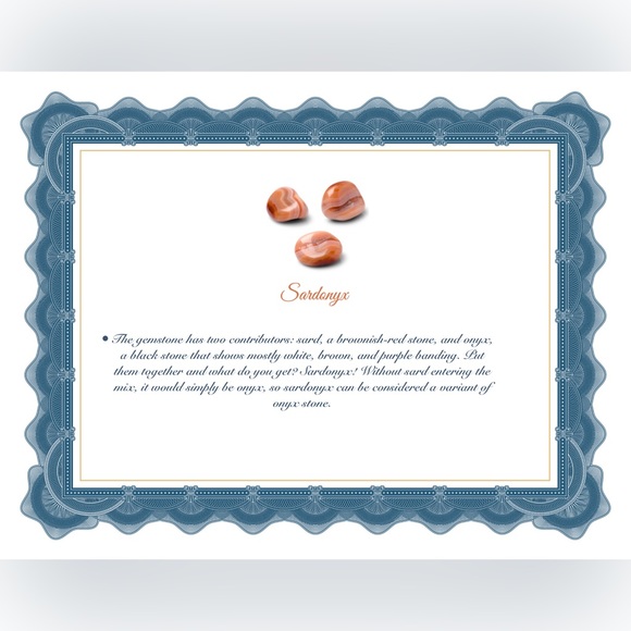 Rustic Sardonyx Agate Pendant 2” - Picture 8 of 8